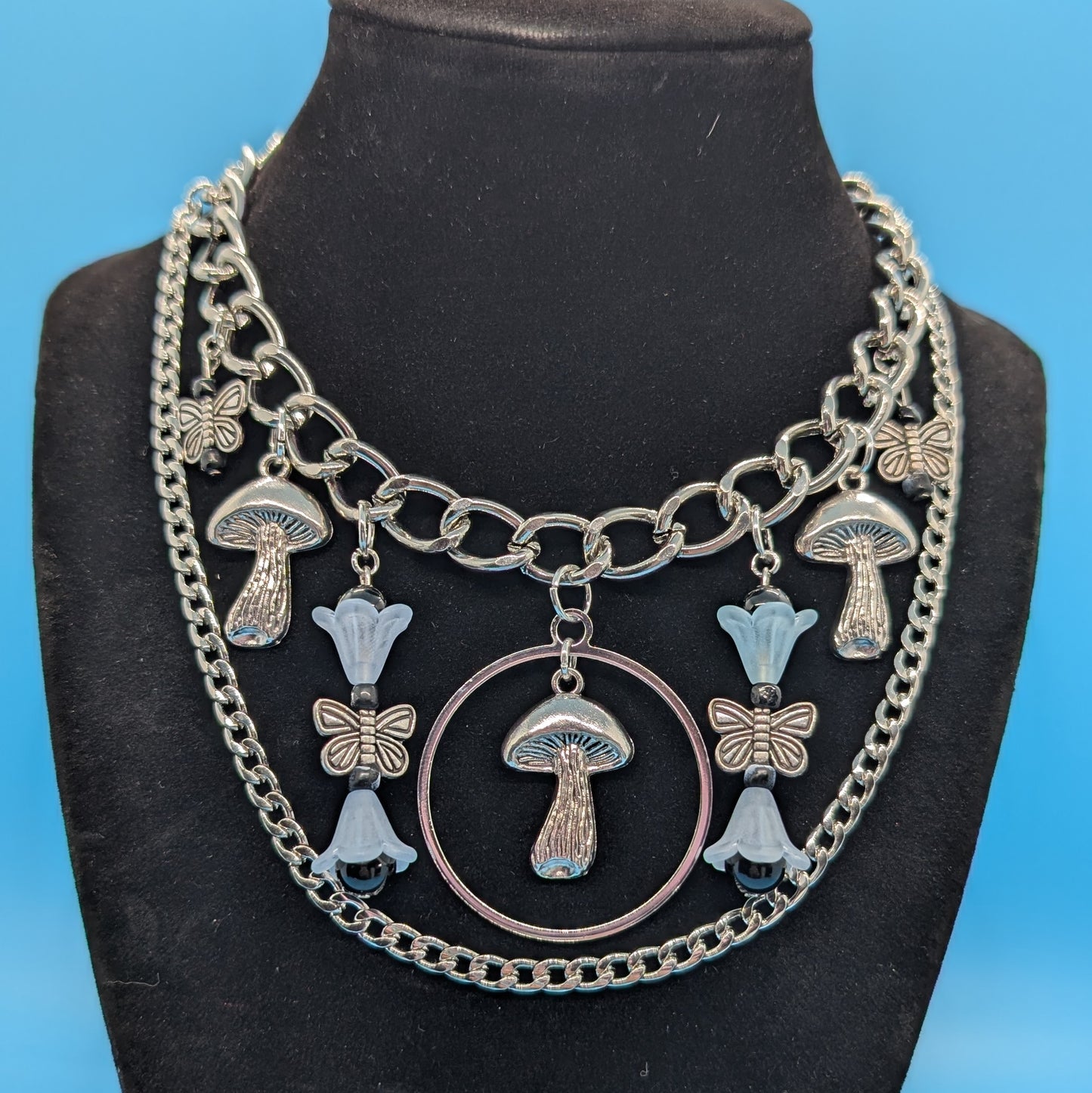 Butterfly & Mushroom Choker