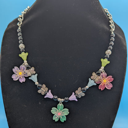 Blossom & Butterfly Necklace