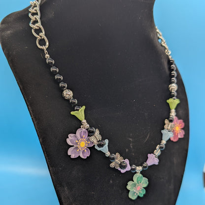 Blossom & Butterfly Necklace