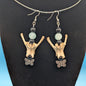 Butterfly Rabbit Bone Earrings