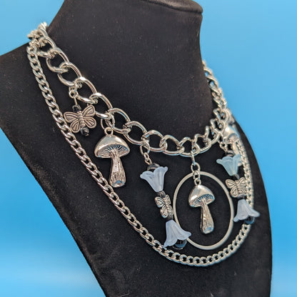 Butterfly & Mushroom Choker
